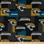 Jacksonville Jaguars NFL Football Fabric Traditions Cotton Fabric NFL-14728D