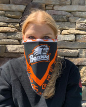 Oregon State Face Mask Bandana - Collegiate 22" Square Bandana - FREE SHIPPING