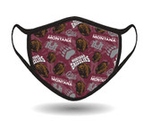 University of Montana Face Mask with Anti-microbial & Probiotics-100% Cotton-Individually Packaged-Adjustable Earloop