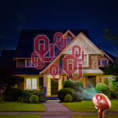 Oklahoma Sooners Team Pride Light Projector