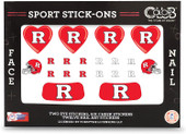 RUTGERS TATOO SPORT STICK-ONS