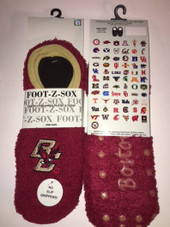 Boston College Eagles NCAA Unisex Slipper Socks with No Slip Grip