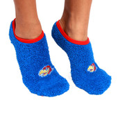 Kansas Jayhawks NCAA Unisex Slipper Socks with No Slip Grip