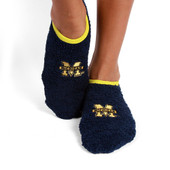 Michigan Wolverines NCAA Unisex Slipper Socks with No Slip Grip