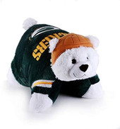 Greenbay Packers Bear Pillow Pet