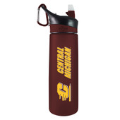 Central Michigan Chippewas - 24oz Tritan Plastic Sport Bottle - Burgundy