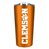 Clemson Tigers - 18oz Stainless Soft Touch Tumbler - Orange