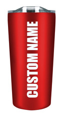 Fresno State Bulldogs - 18oz Stainless Soft Touch Tumbler - Red