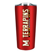 Maryland Terrapins - 18oz Stainless Soft Touch Tumbler - Red