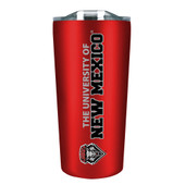 New Mexico Lobos - 18oz Stainless Soft Touch Tumbler - Red