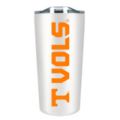 Tennessee Vols - 18oz Stainless Soft Touch Tumbler - White