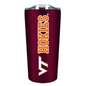 Virginia Tech Hokies - 18oz Stainless Soft Touch Tumbler - Burgundy