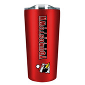 Youngstown State University Penguins - 18oz Stainless Soft Touch Tumbler - Red