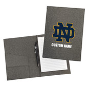Notre Dame Padfolio w/Pen & Notepad (9.5" x 7")