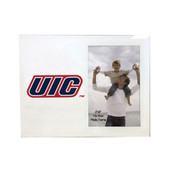 Illinois at Chicago Flames 4 x 6 Glass Photo Frame