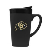 Colorado Buffaloes 16oz Soft Touch Ceramic Mug w/Swivel Lid