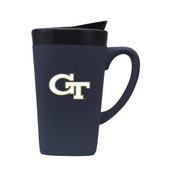 Georgia Tech Yellow Jackets 16oz Soft Touch Ceramic Mug w/Swivel Lid