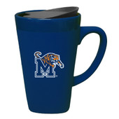 Memphis Tigers 16oz Soft Touch Ceramic Mug w/Swivel Lid