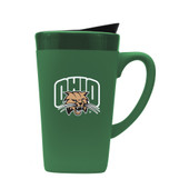 Ohio University Bobcats 16oz Soft Touch Ceramic Mug w/Swivel Lid