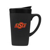 Oklahoma State Cowboys 16oz Soft Touch Ceramic Mug w/Swivel Lid