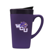 Western Carolina Catamounts 16oz Soft Touch Ceramic Mug w/Swivel Lid