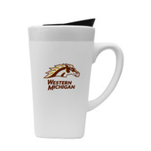 Western Michigan Broncos 16oz Soft Touch Ceramic Mug w/Swivel Lid