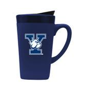 Yale Bulldogs 16oz Soft Touch Ceramic Mug w/Swivel Lid