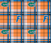 UNIVERSITY OF FLORIDA-COLLEGE-UNIVERSITY-LOGO-PRINTED-FLEECE-NO SEW FLEECE BLANKET-FABRIC-04