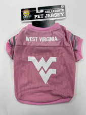 West Virginia University Dog Jersey-Pink