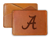 Alabama Crimson Tide College Leather Card Holder Wallet