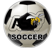 Alabama State University 4-Inch Round Soccer Ball Vinyl Decal Sticker