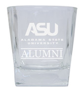 Alabama State University 8 oz Etched Alumni Glass Tumbler 2-Pack