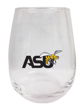 Alabama State University 9 oz Stemless Wine Glass