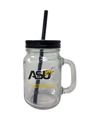 Alabama State University Mason Jar Glass 2-Pack