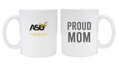Alabama State University Proud Mom White Ceramic Coffee Mug (White).