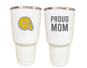 Albany State University Proud Mom 24 oz Insulated Stainless Steel Tumblers White.