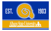 Albany State University Wood Sign with Frame