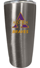 Alcorn State Braves 16 oz Insulated Stainless Steel Tumbler colorless