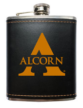 Alcorn State Braves Black Stainless Steel 7 oz Flask