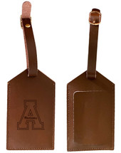 Appalachian State Leather Luggage Tag Engraved