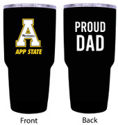 Appalachian State Proud Dad 24 oz Insulated Stainless Steel Tumblers Choose Your Color.