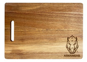 Arkansas Razorbacks Engraved Wooden Cutting Board 10" x 14" Acacia Wood