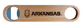 Arkansas Razorbacks Laser Etched Wooden Bottle Opener College Logo Design