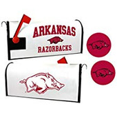 Arkansas Razorbacks Magnetic Mailbox Cover and Sticker Set