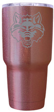 Arkansas State 24 oz Insulated Tumbler Etched - Rose Gold