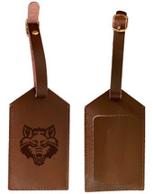 Arkansas State Leather Luggage Tag Engraved