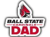 Ball State University 4-Inch Proud Dad Die Cut Decal