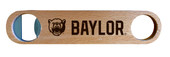 Baylor Bears Laser Etched Wooden Bottle Opener College Logo Design