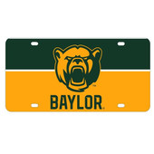 Baylor Bears Metal License Plate Car Tag