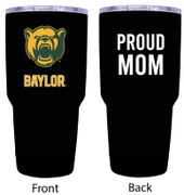 Baylor Bears Proud Mom 24 oz Insulated Stainless Steel Tumblers Black.